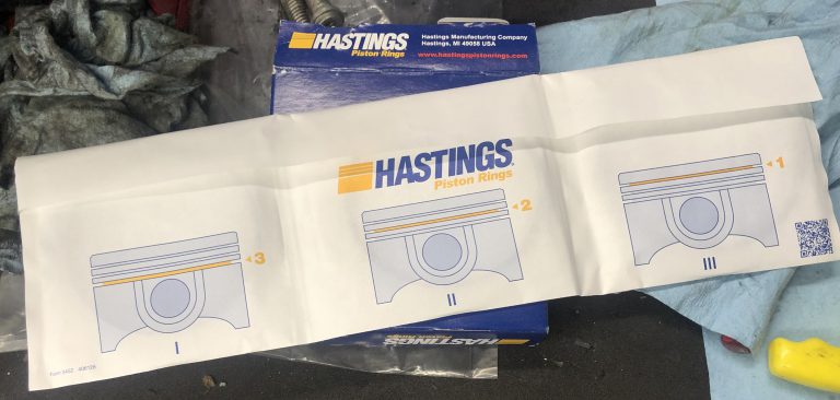 thumbnail image 2 of Hastings Piston Ring Set 5499 For STD Bore Engines - Not 2 of 13
