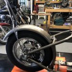 Rear fender mounted.