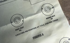 Compu-Fire HDE-1 Ignition Front Cylinder TDC from Instructions.