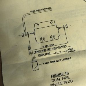 Compu-Fire HDE-1 Ignition Wiring Diagram from Instructions.