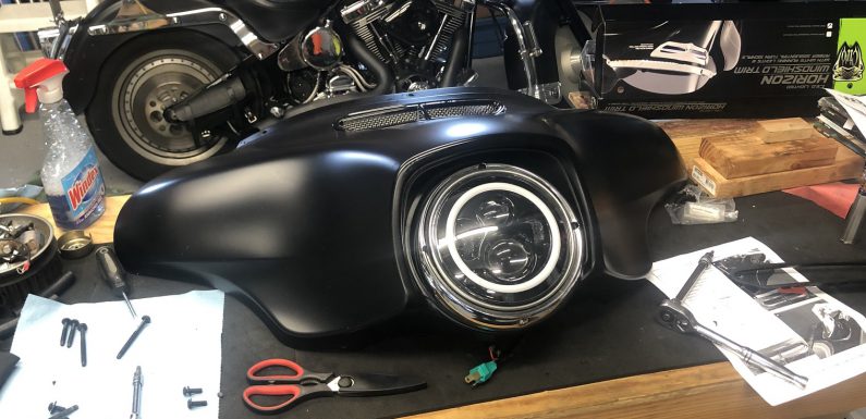 Dressing up the Street Glide Fairing…