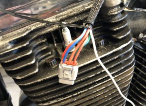 Sportster front wiring connector