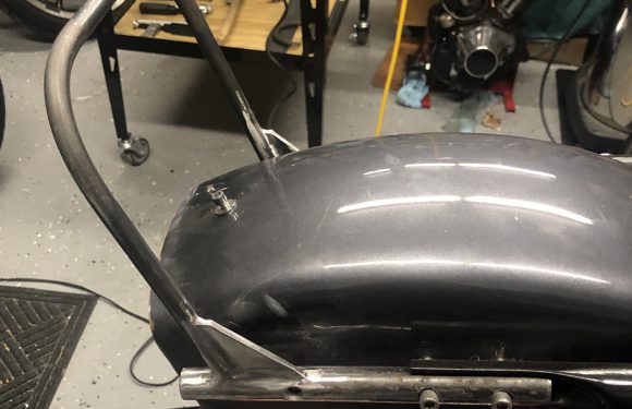 Garage Built Sissy Bar – Part I…