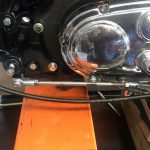 Sportster forward controls shift linkage