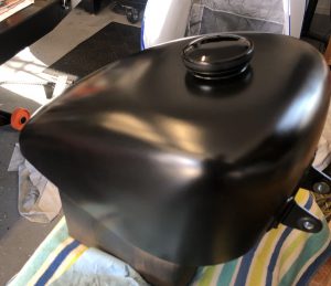 Sportster Fuel Tank Rattle Can Satin Black