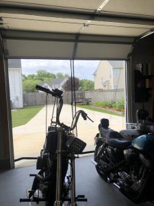 Garage screen from the inside.