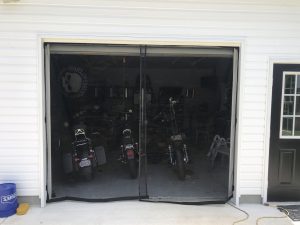 Garage Screen from the outside.