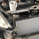 Johnathan's new radiator in the CRV