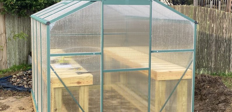 DIY Backyard Greenhouse Kit Build