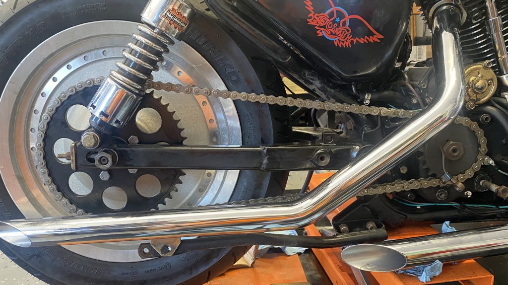 Chain Final Drive… Sportster Project