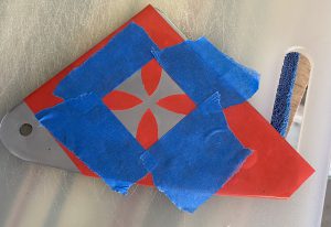 Maltese Cross Vinyl Stencil