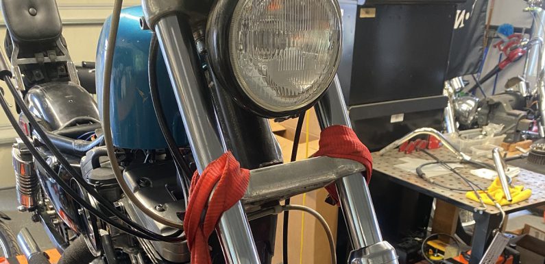 90 Sportster Leaky Fork Seal…