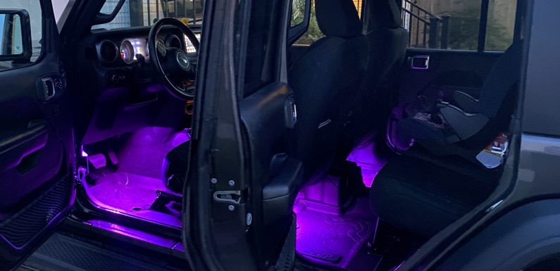 Interior LED Accent Lighting for the Jeep