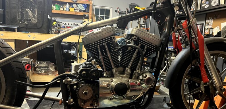 Sportster Hardtail Progress…